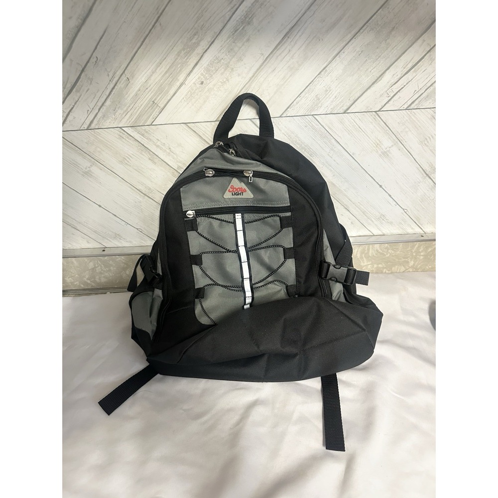 Coors Light Promo Backpack Multiple Pockets And Zippers